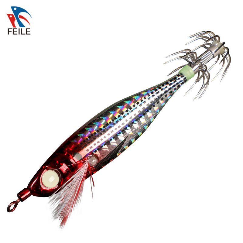 FLMK2438/FLMK2439 Luminous with Handmaking Squid Jig