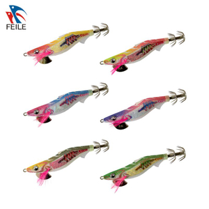 JYXK2401 Squid Jig Luminous Egi Japanese Plastic Hard Bait Fishing Lure