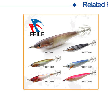 2019 new Japanese 490 glow squid jig four colors for choice