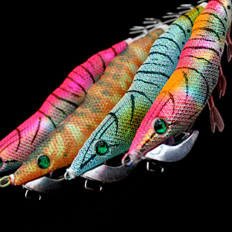 MKS1716 New Squid Jig 3D Simulation of Squid Jig Body More Colors for Choice