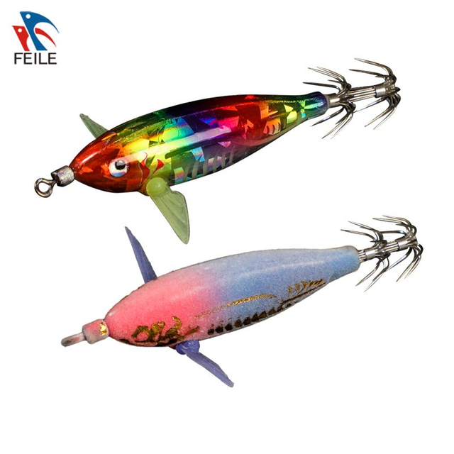 FLMK2445/46 Luminous with Handmaking Squid Jig