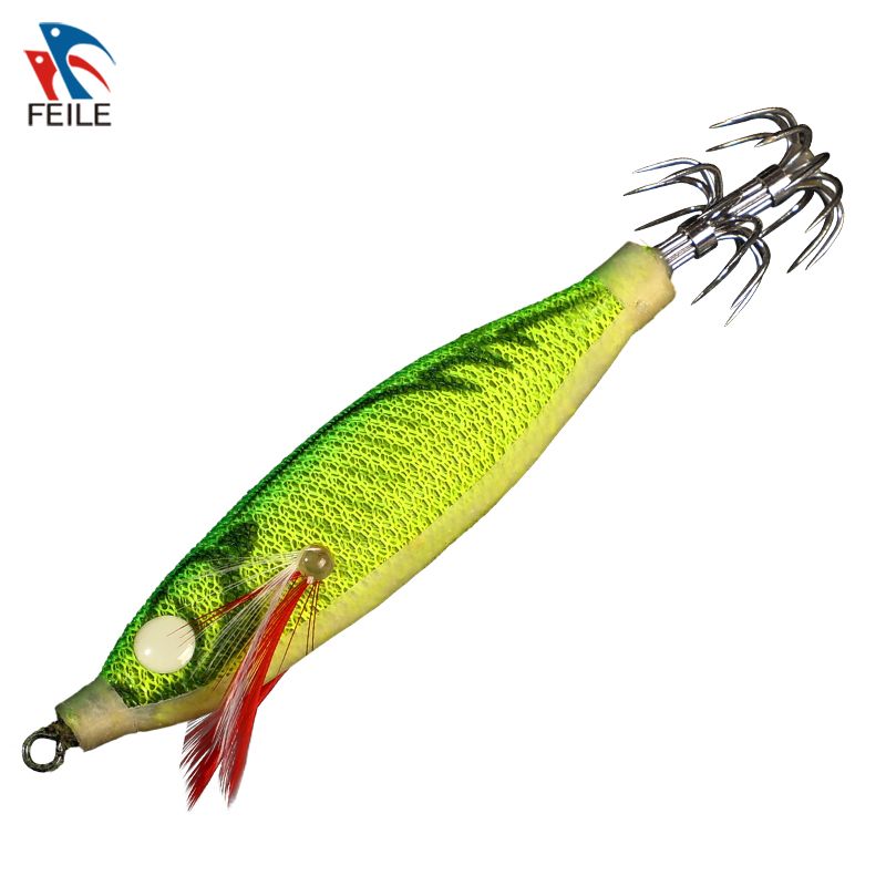 FLMK2438/FLMK2439 Luminous with Handmaking Squid Jig
