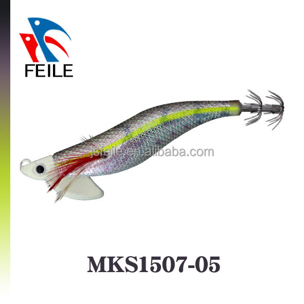 MKS1507 Lead Head with Japanese Cloth Squid Jig