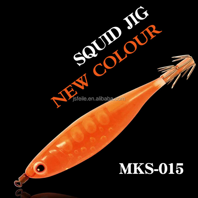 MKS015 High Quality 100mm Plastic Squid Jig