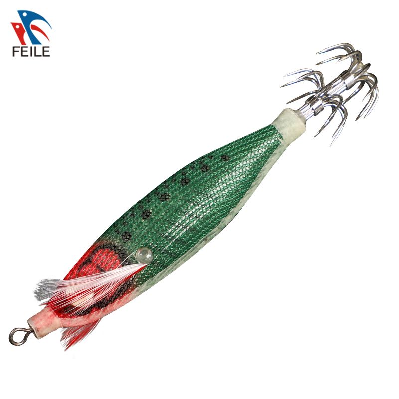 FLMK2438/FLMK2439 Luminous with Handmaking Squid Jig